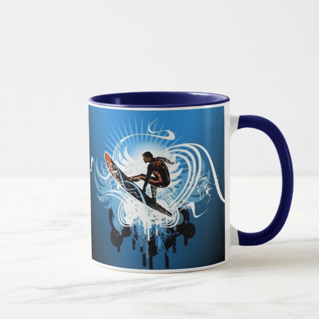 Caneca surfando (Direita)