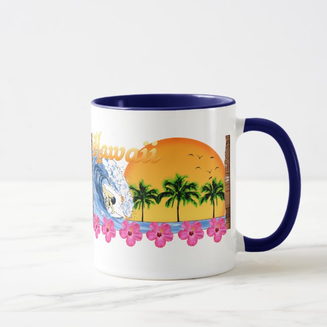 Caneca Surfar havaiano (Direita)