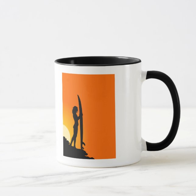 Caneca Surfer Girl Mug (Direita)