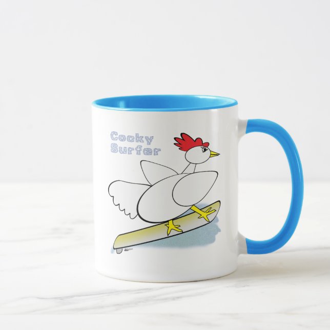 Caneca Surfista Cocky (Direita)