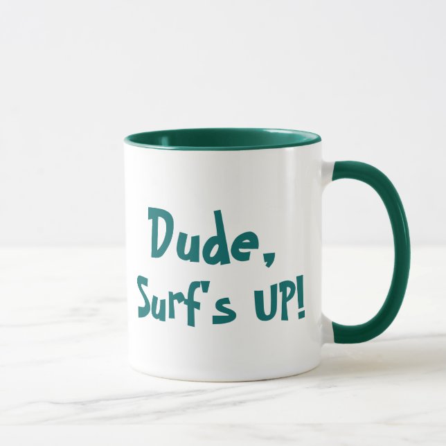 Caneca SURF'S UP! (Direita)
