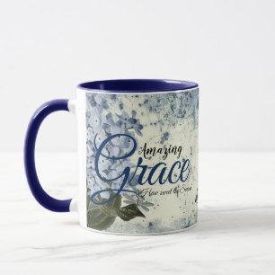 Caneca Surpreendente Hídrangea azul de Grace