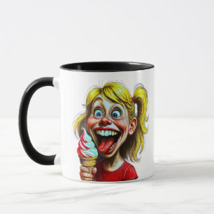 Caneca Surto de Alegria de Sorvete