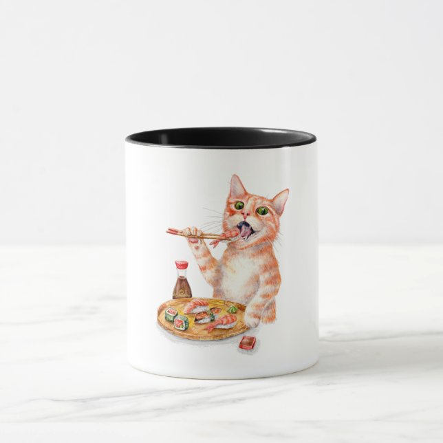Caneca Sushi Cat (Centro)