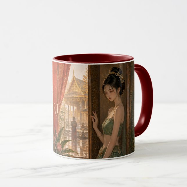 CANECA SUSSURROS TRIBUNAL SIAMÊS. (Frente Esquerda)