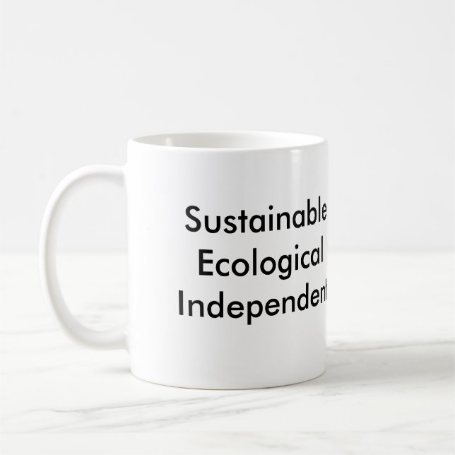Caneca sustentável (Esquerda)