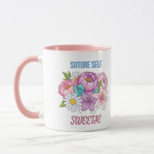 Caneca “Suture a Si Mesma, Querida” Enfermeira Engraçada 