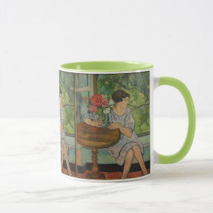 Caneca Suzanne Valadon Jovem em Frente a uma Janela