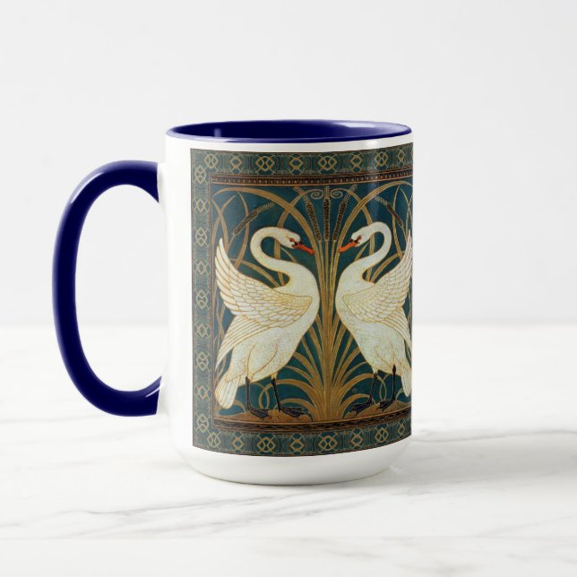 Caneca Swan, Rush e Iris por Walter Crane (Esquerda)