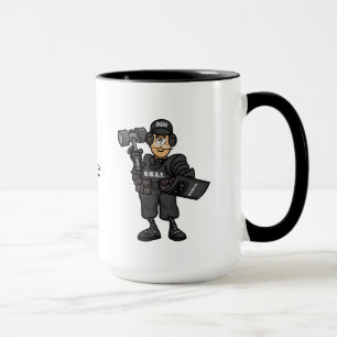 Caneca SWAT Equipe Policial Mug