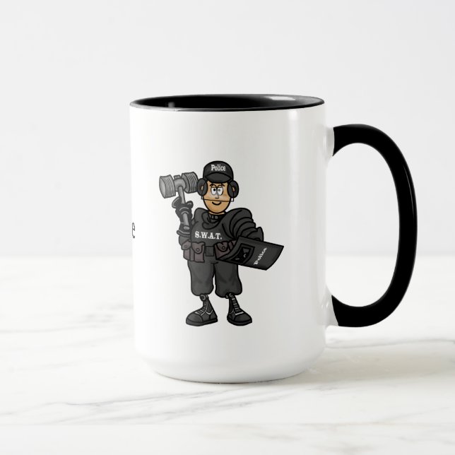 Caneca SWAT Team Policeman (Direita)