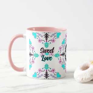 Caneca Sweet Love Personalize ama name