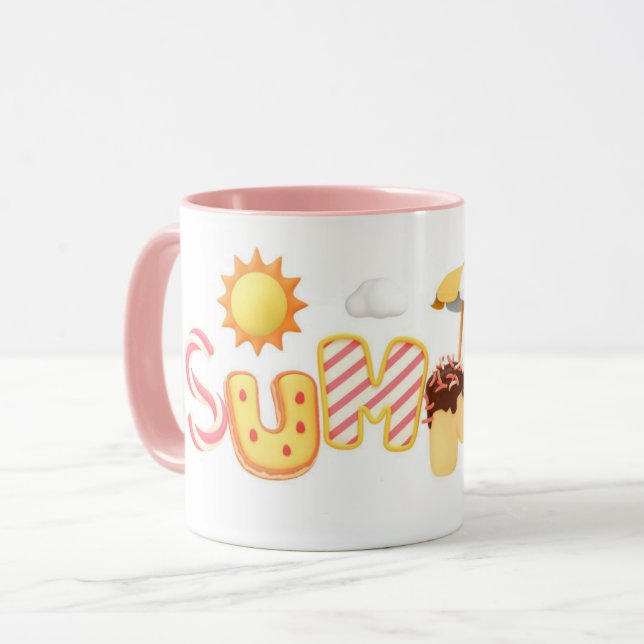 Caneca ☀️ Sweet Summer Vibes Mug ☀️ (Frente Esquerda)