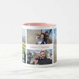 Caneca Swetheart Inicials EDITABLE COLOR Photo Mug