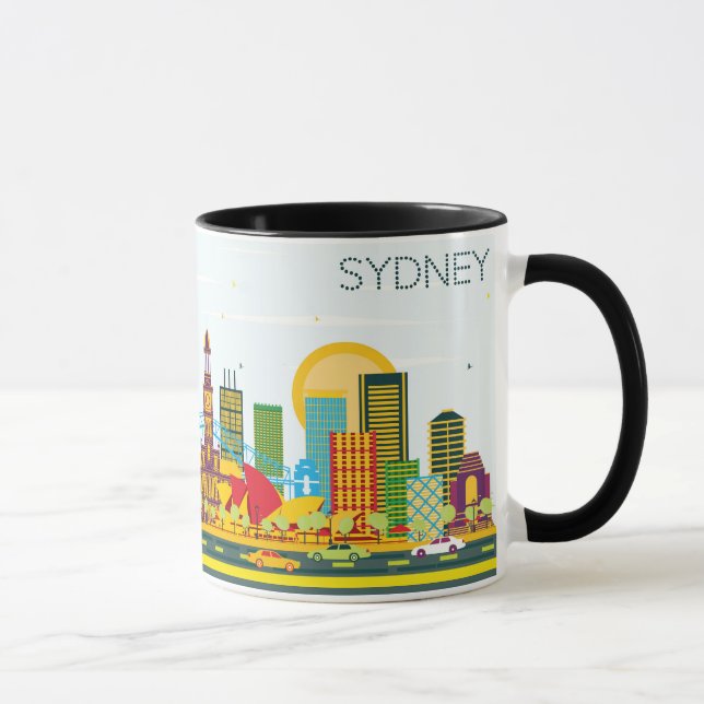 Caneca Sydney Austrália Mug (Direita)