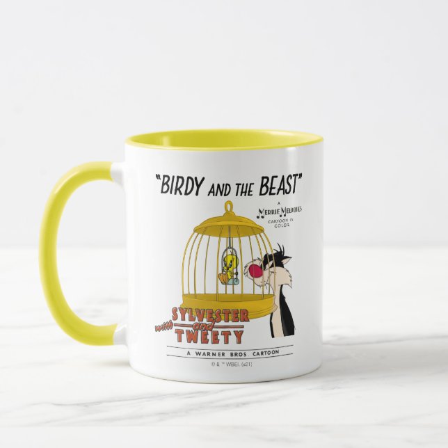 Caneca SYLVESTER™ E TWEEY™ | Birdy e Besta (Esquerda)
