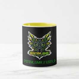 Caneca SYSTEM GMR Cyber Dragon Glitch Gaming Two-T