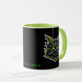 Caneca SYSTEM GMR Glitch Samurai Cyberpunk