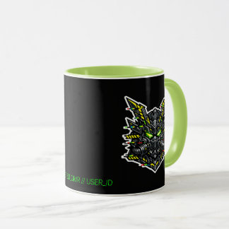 Caneca SYSTEM GMR Glitch Samurai Cyberpunk