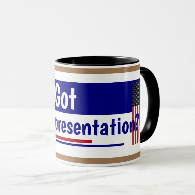 Caneca T para Trump Obteve Representação Coffee Mug (Frente Esquerda)