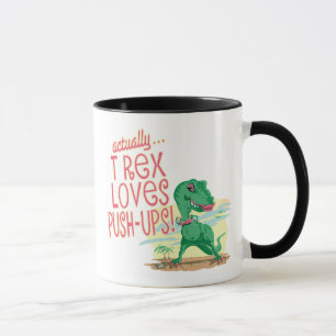 Caneca T Rex Adora Push-Ups