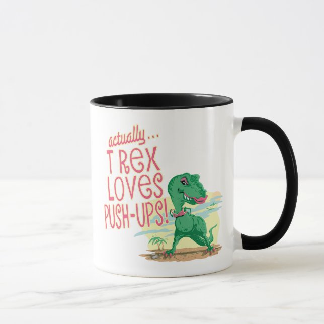Caneca T Rex Adora Push-Ups (Direita)