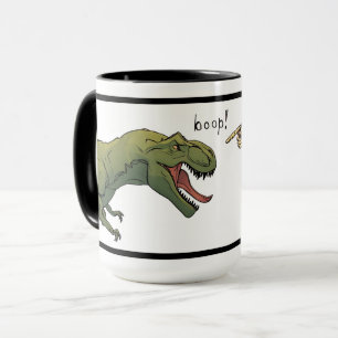 Caneca T-Rex Boop Tyrannosaurus Dinosaur Coffee Mug