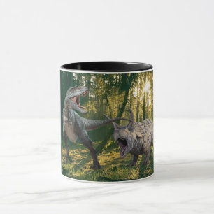 Caneca T.Rex-Triceratops