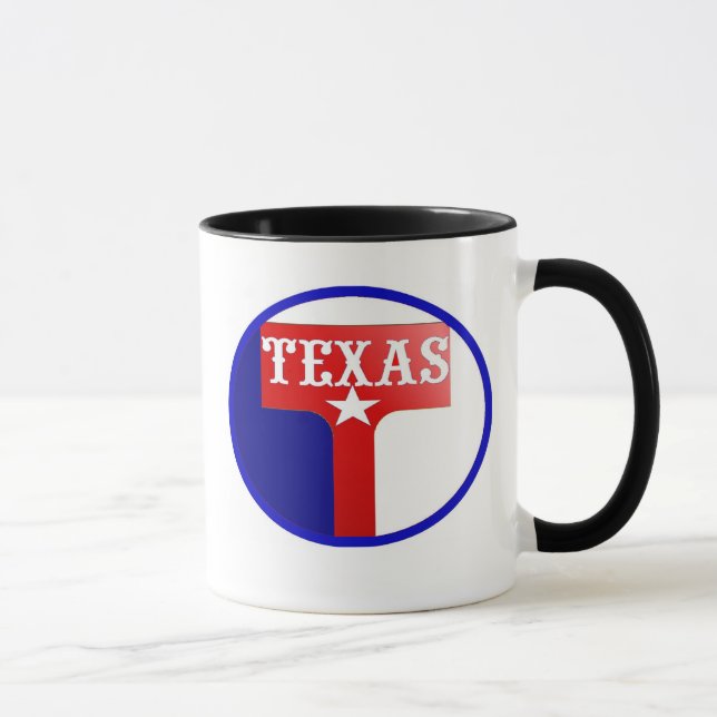 Caneca T-shirt de Texas (Direita)