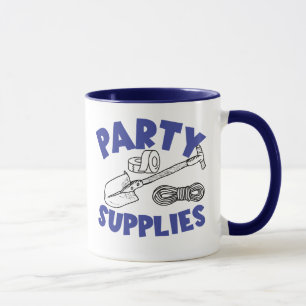 Caneca t-shirt do relacionamento de fornecimento de festa