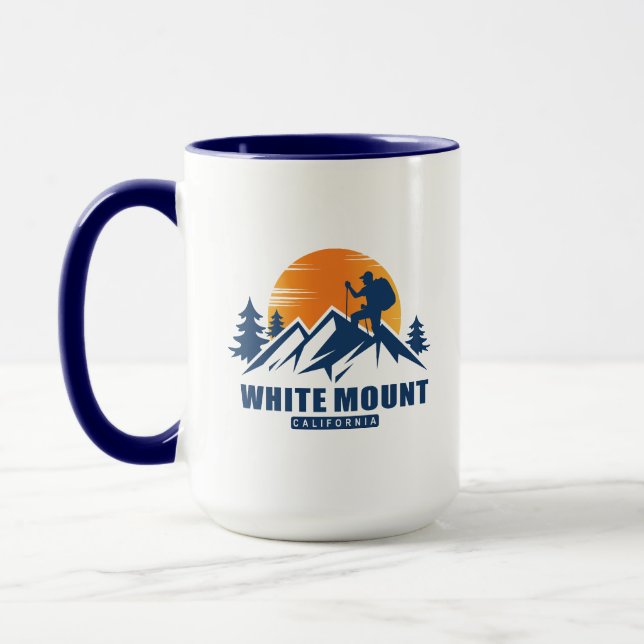 Caneca T-Shirt Hike da Montanha Branca (Esquerda)