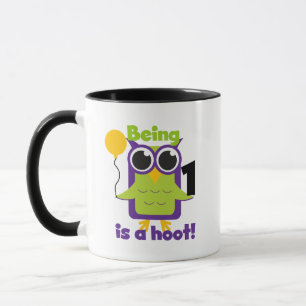 Caneca T-shirts e primeiros aniversarios de Hoot Owl