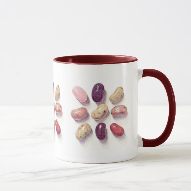 Caneca TAC TIC TOE JELLY BEANS Maroon Combo Mug (Direita)