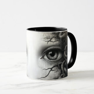 Caneca Taça Cerâmica "Medusa's Gaze"