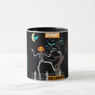 Caneca Taça de Café Dançante Skeleton