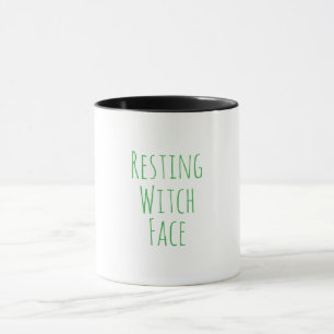 Caneca Taça de Café de Bruxa Descansada