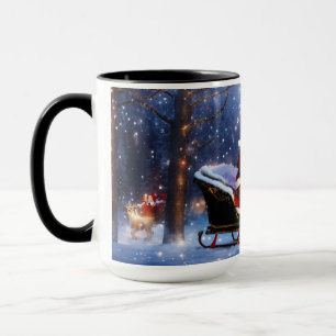 Caneca Taça de Café de Natal "Feliz Natal Feriado dos pap