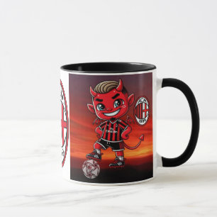 Caneca Taca de futebol Milan