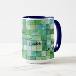 Caneca Taça de Grace Green - Azulejos Pattern Mug