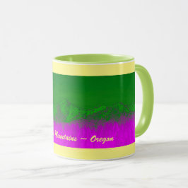 Caneca Taça do Vale das Montanhas Rosa