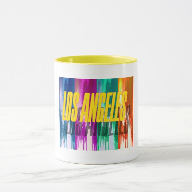 Caneca Taça "Los Angeles Colorful Palms" (Centro)
