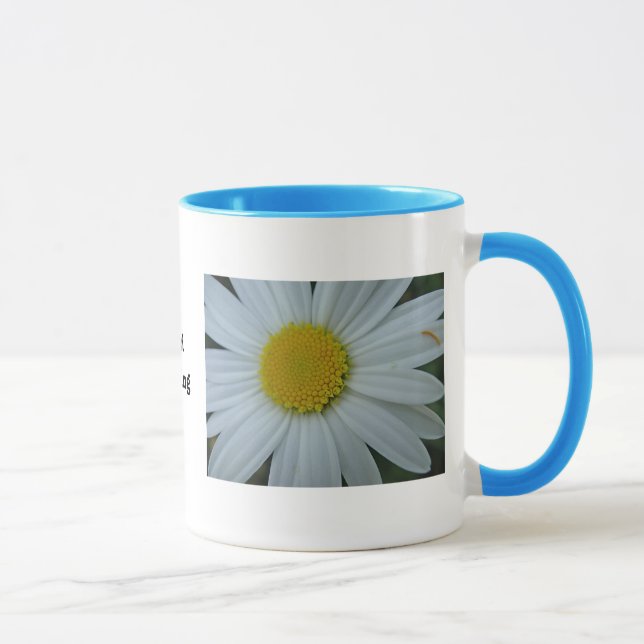 Caneca Taça margarida branqueada: good morning (Direita)