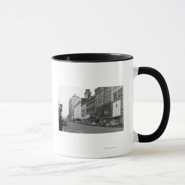 Caneca Tacoma, WA Vista da Broadway a norte (Direita)