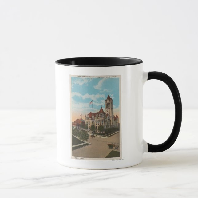 Caneca Tacoma, WA - Vista da Câmara Municipal de Pierce (Direita)