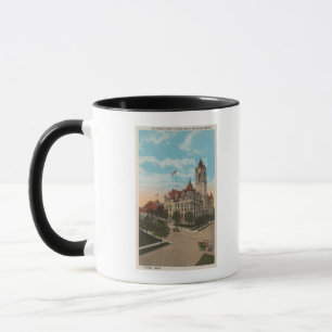 Caneca Tacoma, WA - vista do tribunal do Condado de