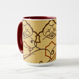 Caneca Tactile Woven Arches | Earthy Islamic Design Mug