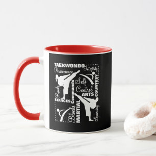 Caneca Taekwondo Artes Marciais Terminologia Esportiva
