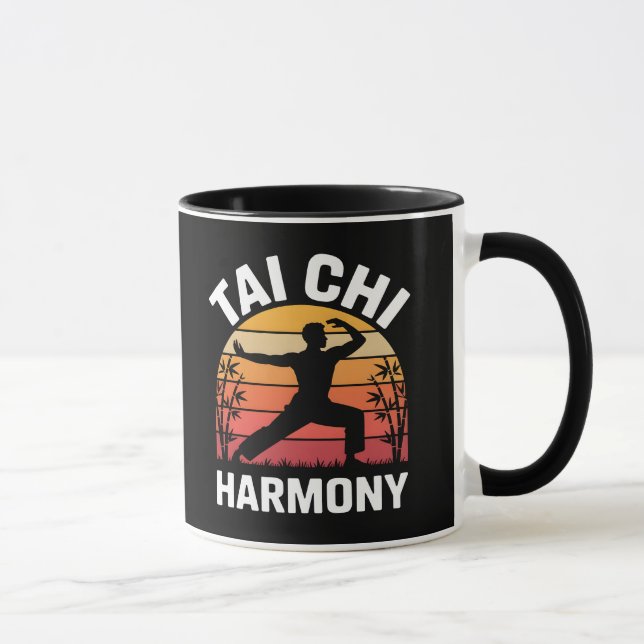Caneca Tai Chi Harmony – Sunset Silhouette (Direita)