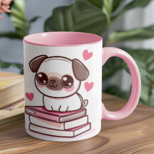 Caneca Tales E Rodas Fazem Meu Dia - Cachorros E Livros F