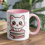 Caneca Tales e unhas fazem meu dia - Livros de Gato e Cac<br><div class="desc">O Tales & Tails Mug combina design com toques pessoais, com um lindo cão ilustrado e um gato, empoleirado em uma pilha de livros ao lado do espaço para você adicionar seu próprio texto. Esta design acolhedora e criativa é perfeita para quem ama seus animais de estimação tanto quanto seus...</div>